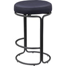 Meridian Madison Black Vegan Leather Counter Stool IMAGE 6