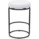 Meridian Madison Cream Vegan Leather Counter Stool IMAGE 5