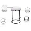 Meridian Madison Cream Vegan Leather Counter Stool IMAGE 9