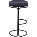 Meridian Madison Black Vegan Leather Bar Stool IMAGE 4
