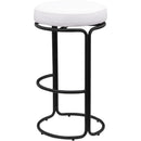 Meridian Madison Cream Vegan Leather Bar Stool IMAGE 6