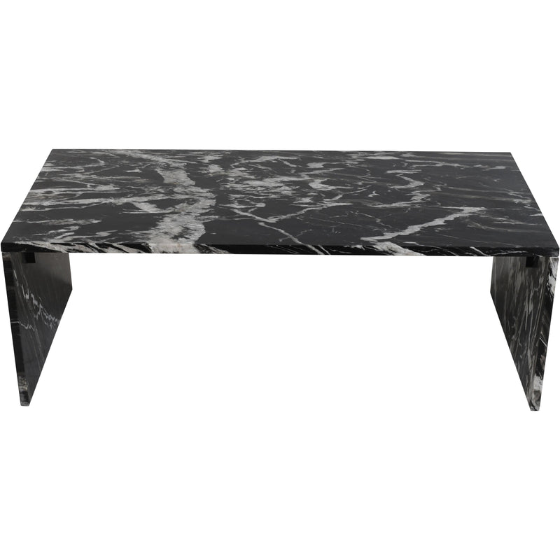 Meridian Vernazza Black Marble Coffee Table IMAGE 5