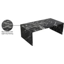 Meridian Vernazza Black Marble Coffee Table IMAGE 9