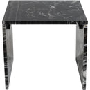 Meridian Vernazza Black Marble End Table IMAGE 5