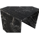 Meridian Vernazza Black Marble End Table IMAGE 6