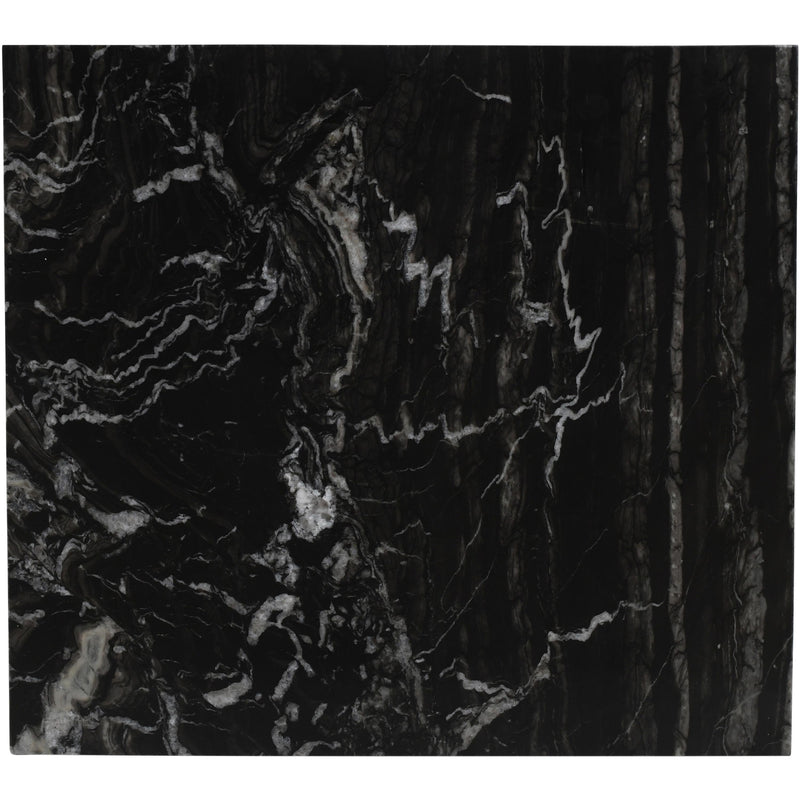 Meridian Vernazza Black Marble End Table IMAGE 7