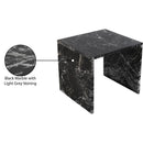Meridian Vernazza Black Marble End Table IMAGE 9