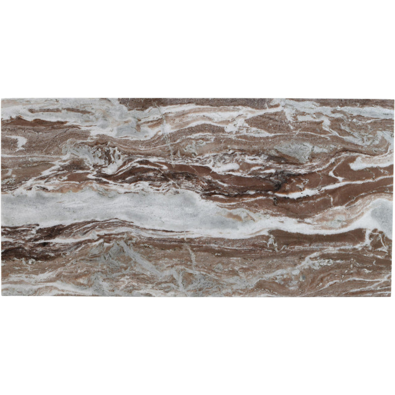 Meridian Vernazza Brown Marble Coffee Table IMAGE 7