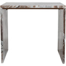 Meridian Vernazza Brown Marble End Table IMAGE 3