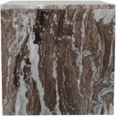 Meridian Vernazza Brown Marble End Table IMAGE 4