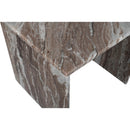 Meridian Vernazza Brown Marble End Table IMAGE 6