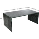 Meridian Vernazza Green Marble Coffee Table IMAGE 8