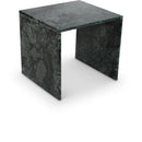 Meridian Vernazza Green Marble End Table IMAGE 1