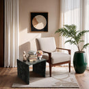 Meridian Vernazza Green Marble End Table IMAGE 2