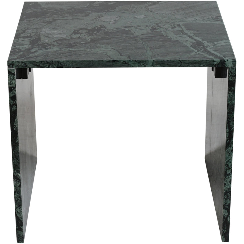 Meridian Vernazza Green Marble End Table IMAGE 5