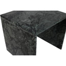 Meridian Vernazza Green Marble End Table IMAGE 6