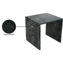 Meridian Vernazza Green Marble End Table IMAGE 9