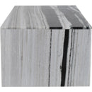 Meridian Vernazza Panda Marble Coffee Table IMAGE 4