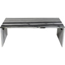 Meridian Vernazza Panda Marble Coffee Table IMAGE 5