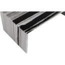 Meridian Vernazza Panda Marble Coffee Table IMAGE 6