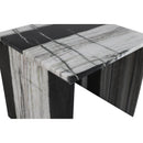 Meridian Vernazza Panda Marble End Table IMAGE 6