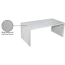 Meridian Vernazza White Marble Coffee Table IMAGE 9