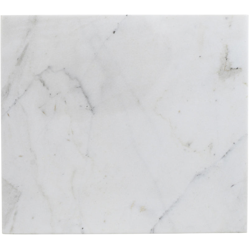 Meridian Vernazza White Marble End Table IMAGE 7