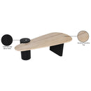 Meridian Taverna Natural / Black Coffee Table IMAGE 10