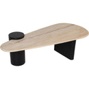 Meridian Taverna Natural / Black Coffee Table IMAGE 3
