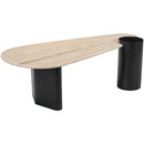 Meridian Taverna Natural / Black Coffee Table IMAGE 5