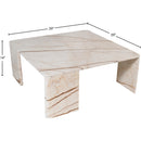 Meridian Livorno Beige / Light Grey Coffee Table IMAGE 7