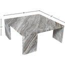 Meridian Livorno Brown / Light Grey Coffee Table IMAGE 7
