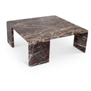 Meridian Livorno Burgundy Coffee Table IMAGE 1