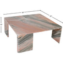 Meridian Livorno Pink / Light Grey Coffee Table IMAGE 7
