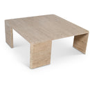 Meridian Livorno Travertine Coffee Table IMAGE 1