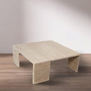 Meridian Livorno Travertine Coffee Table IMAGE 2