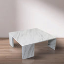 Meridian Livorno White / Light Grey Coffee Table IMAGE 2