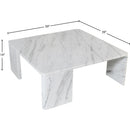 Meridian Livorno White / Light Grey Coffee Table IMAGE 7