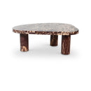 Meridian Messina Burgundy Coffee Table IMAGE 1