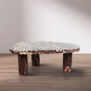 Meridian Messina Burgundy Coffee Table IMAGE 2