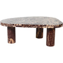 Meridian Messina Burgundy Coffee Table IMAGE 4