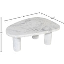 Meridian Messina White / Grey Coffee Table IMAGE 7