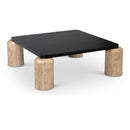 Meridian Ferrara Natural / Black Coffee Table (3 Boxes) IMAGE 1