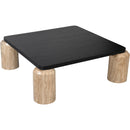Meridian Ferrara Natural / Black Coffee Table (3 Boxes) IMAGE 3