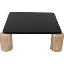 Meridian Ferrara Natural / Black Coffee Table (3 Boxes) IMAGE 5