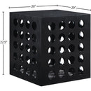 Meridian Kinsley Black End Table IMAGE 6