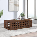 Meridian Kinsley Brown Coffee Table IMAGE 2