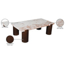 Meridian Campania Cream Marble Coffee Table IMAGE 10