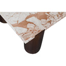 Meridian Campania Cream Marble Coffee Table IMAGE 7