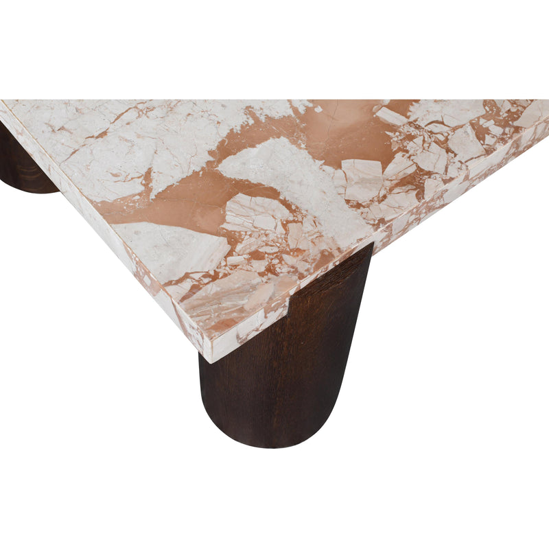 Meridian Campania Cream Marble Coffee Table IMAGE 7